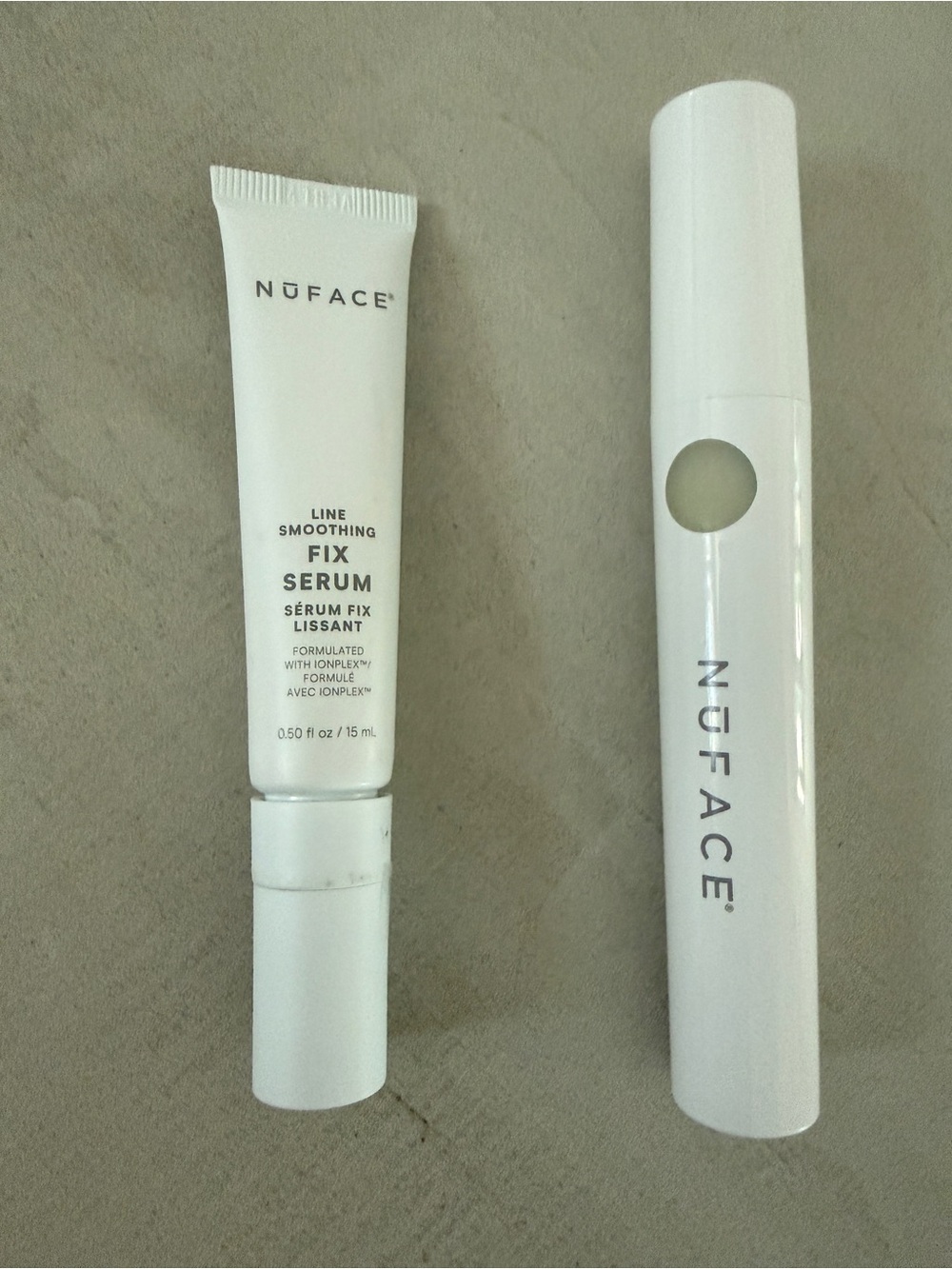 NuFACE Line Smoothing Fix Serum & Device | White
